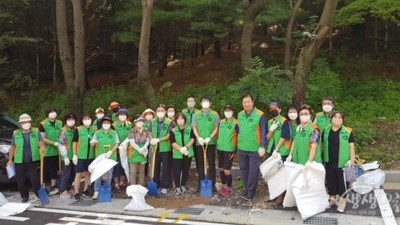 부천시 대산동, 집중호우에 따른 배수로 정비 실시