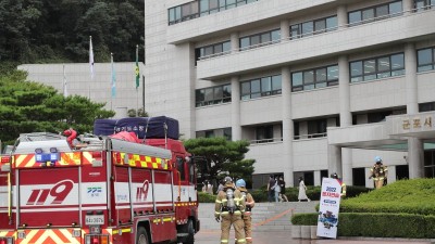 군포시 2022 을지연습, 전시 대비 시청사 방호 훈련 실시