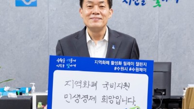 이재준 수원특례시장, “지역화폐 정책 국비 지원 지속돼야”