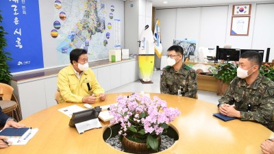 시흥시, 이·취임 지역방위부대장과 소통... 빈틈없는 통합방위태세 확립 다져