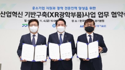 안양에 XR 광학산업 수도권 거점 생긴다…4차산업 허브도시 도약