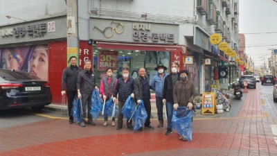 대야·신천권, 댓골 거리 환경정화활동 통해 도심 환경 개선 앞장