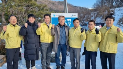 오후석 행정2부지사, 용인에서 가축방역 현장 점검