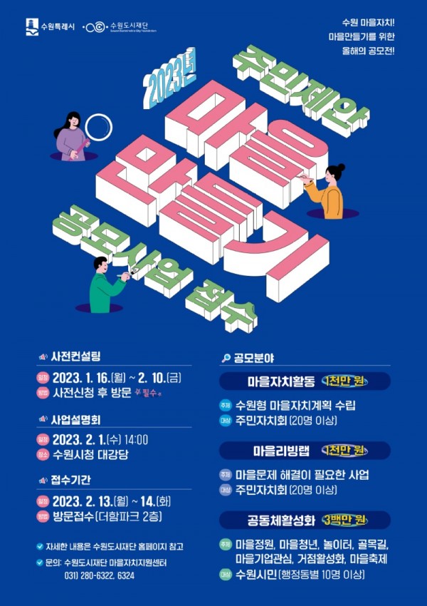 수원시‘2023년마을만들기주민제안공모사업’참여할공동체모집.jpg