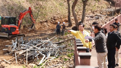 의왕시, 집중호우 피해 하천 우기 전 복구 총력