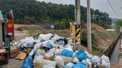 용인특례시 처인구, ‘하천·산책로 버려진 폐기물’ 674t과의 전쟁