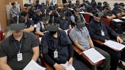 우체국물류지원단 서울지사, 현장 안전사고 예방 위한 ‘VR 안전교육’ 시행