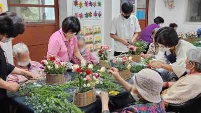 부천시장기요양요원지원센터, 관내 주간보호센터 대상 원예치유 프로그램 진행