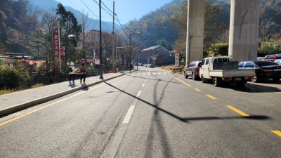 안양시, 수리산자락 ‘안양9동 병목안로 도로개설공사’ 마무리