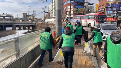 신현동 새마을협의회, 마을정화활동 ‘줍깅데이’와 설맞이 불우이웃돕기 선행