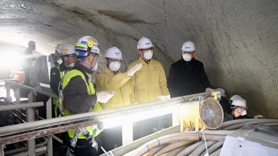 오후석 부지사, 도봉산~옥정선 2공구 현장 찾아 해빙기 철도 공사장 안전점검