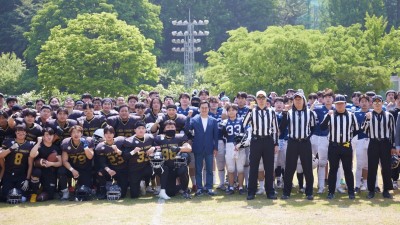 김동연, “개척·희생정신 팀워크 뛰어난 미식축구, 성장·확대지원”