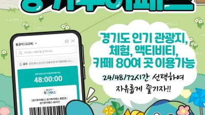 ‘1만 9,900원으로 방방곡곡 누리는 경기도 여행’ 2024 경기관광 통합이용권(경기투어패스) 출시