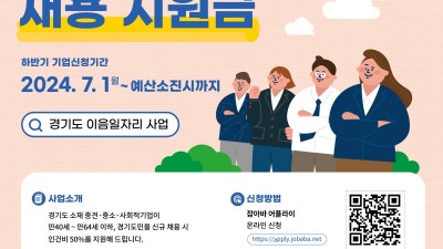 경기도, 경기도일자리재단 이음 일자리 사업 참여기업 2차 모집