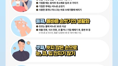 안양시 동안구보건소, 백일해 예방수칙 안내 강화…학원 등 집중 홍보