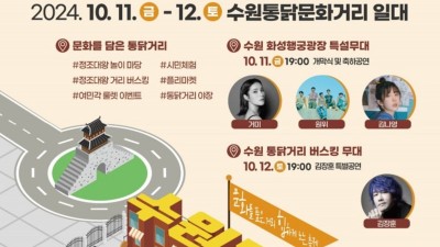 수원 통닭거리 축제, 10월 11~12일 열린다