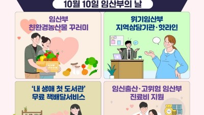 임산부가 행복한 경기도…경기도의 임산부 맞춤형 지원 정책