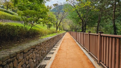 안양시, 병목안시민공원에 맨발산책길・황토체험장 조성