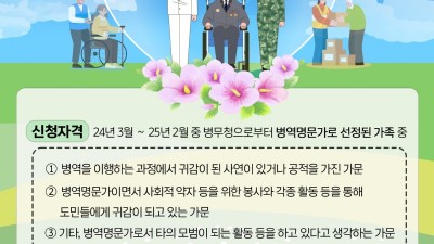 ‘병역의 명예, 가문의 자부심’... 경기도, 모범 병역명문가 공모