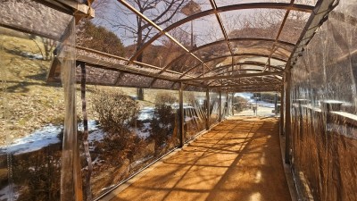 “따뜻하게 걸으세요”…안양시, 병목안시민공원 맨발산책길에 방한 시설물 조성