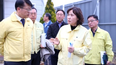 최혜민 광명시장 권한대행 “시민 안전 확보에 총력 다할 것” 김대순 경기도 행정2부지사와 신안산선 사고 현장 점검