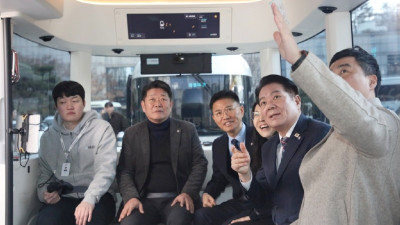 안양시, 운전석 없는 자율주행셔틀 ‘주야로 Lv4’로 미래형 교통혁신 앞장
